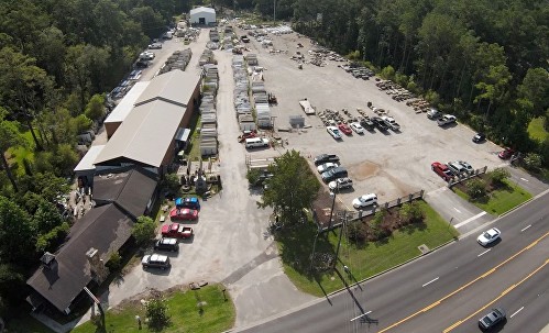 Aerial view of Grounds